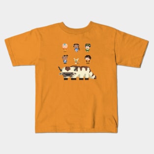 Team Avatar 8bit Kids T-Shirt